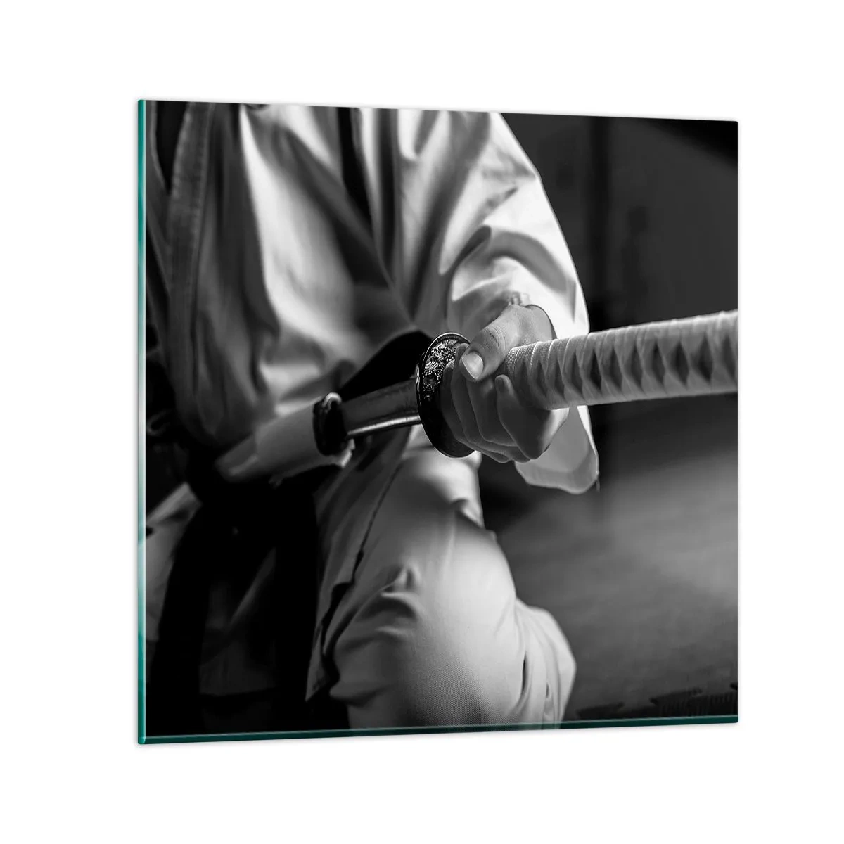 Quadro em vidro - Alma guerreira - 30x30 cm