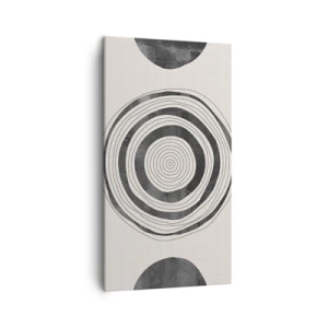 Quadro em tela - Importante é o que há no caminho - 45x80 cm