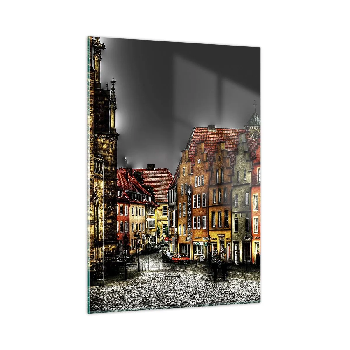 Quadro em vidro - Falta apenas uma carruagem encantada - 50x70 cm