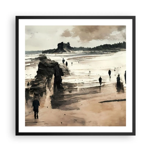 Pôster com moldura preta - Convocados - 60x60 cm