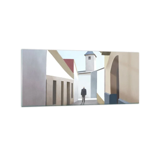 Quadro em vidro - Um passeio ensolarado - 120x50 cm