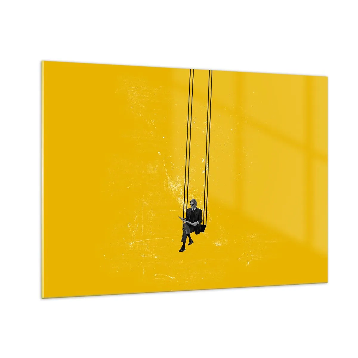 Quadro em vidro - Dia como todos os dias - 100x70 cm