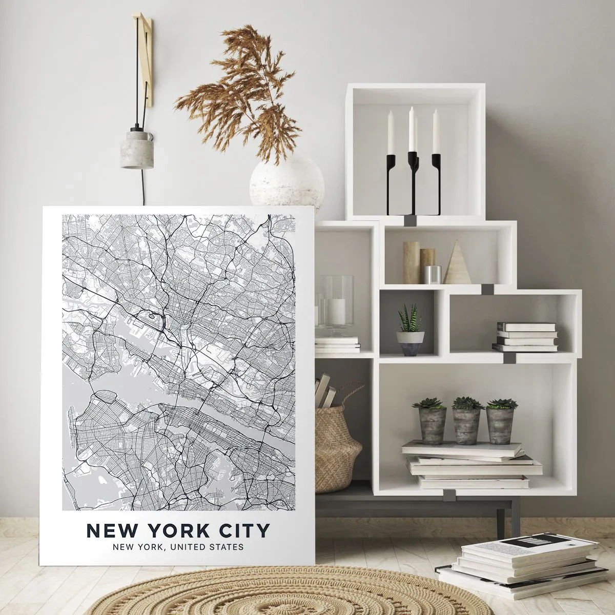 Quadro em vidro - Anatomia de uma metrópole - 70x100 cm