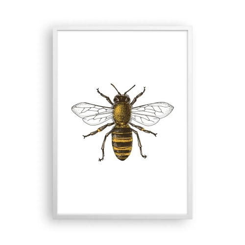 Pôster em moldura branca - Linda e boa - 50x70 cm