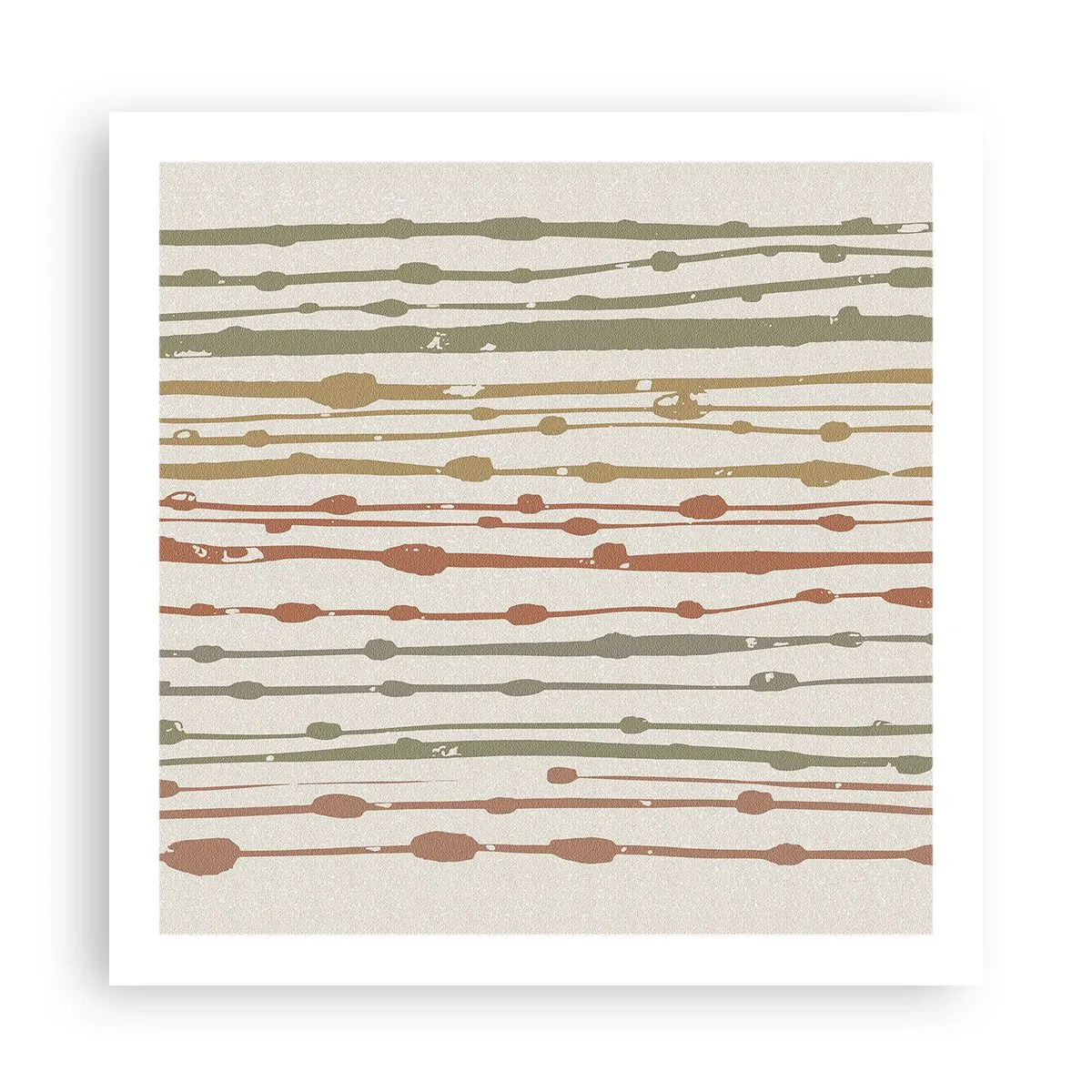 Pôster - Notação musical de cores - 60x60 cm