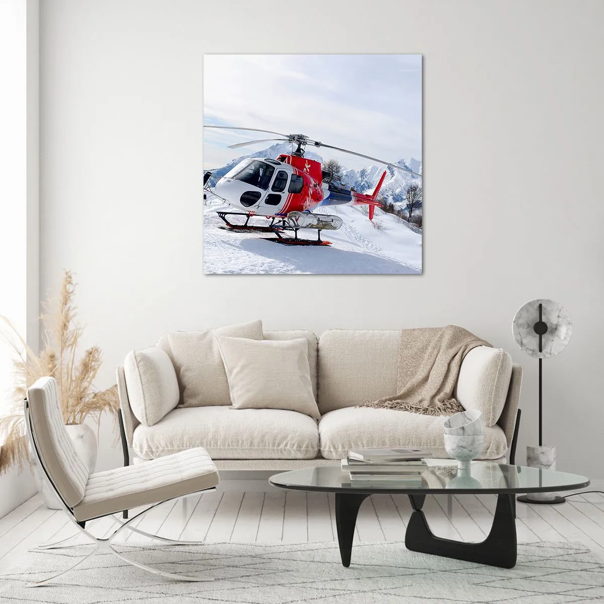Quadro em vidro - Sempre pronto - 30x30 cm