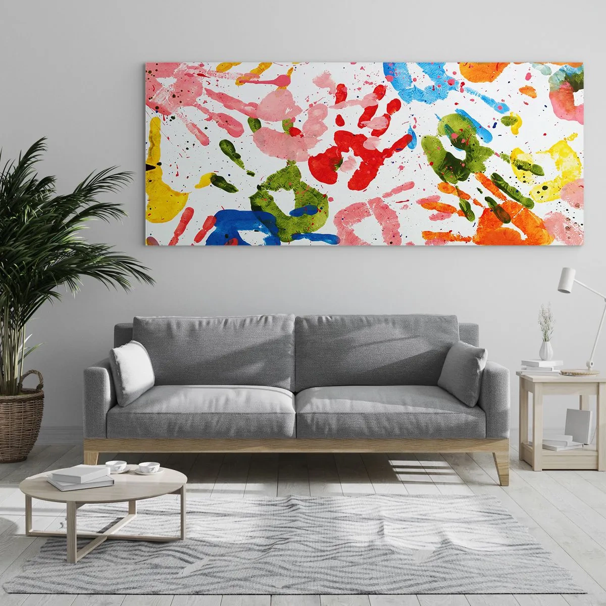 Quadro em vidro - Siga os passos - 120x50 cm