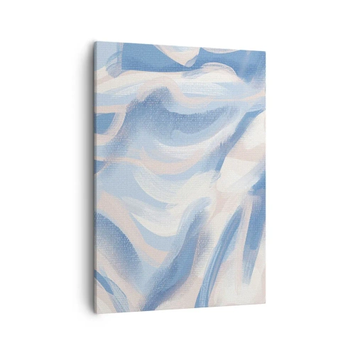 Quadro em tela - Ondas azuis - 50x70 cm