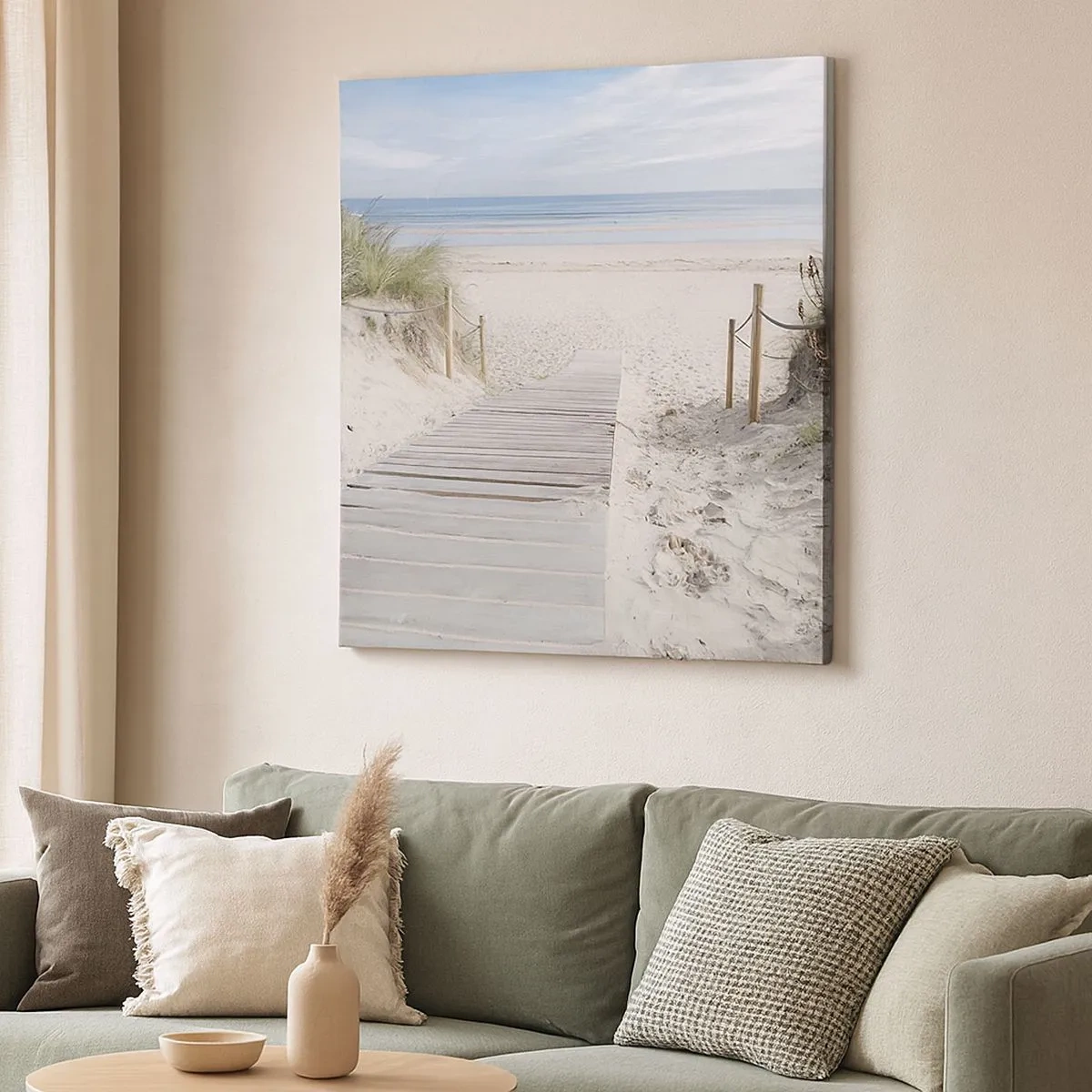 Quadro em tela - Pelo horizonte - 30x30 cm