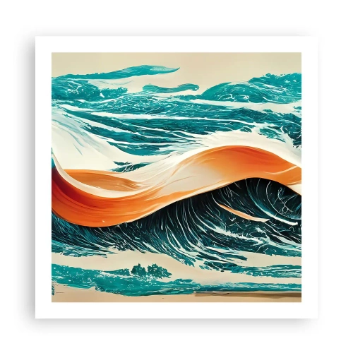 Pôster - O sonho de um surfista - 60x60 cm