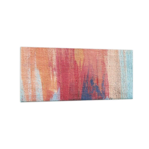 Quadro em vidro - Flutuar pelo arco-íris - 120x50 cm