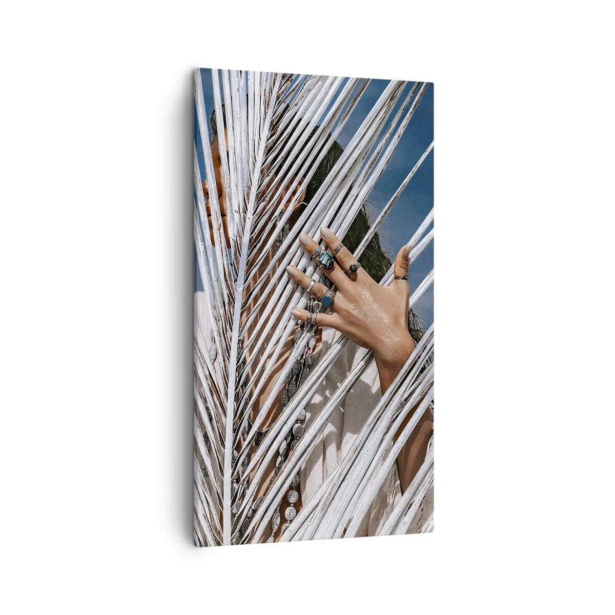 Quadro em tela - A xamã - 45x80 cm