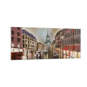 Quadro em vidro - Só ela importa - 100x40 cm