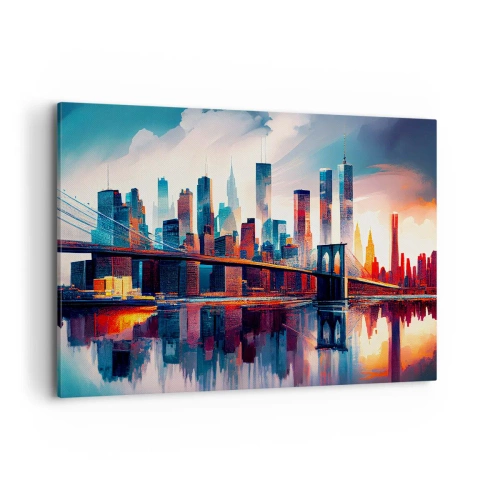 Quadro em tela - Nova York dos sonhos - 100x70 cm