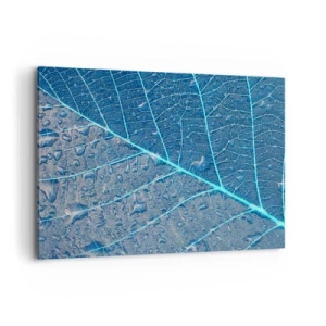 Quadro em tela - A vida em azul - 100x70 cm