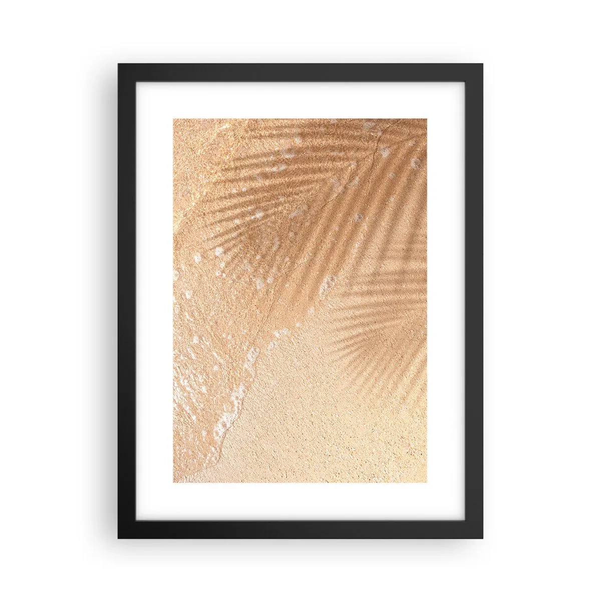 Pôster com moldura preta - A sombra de um verão quente - 30x40 cm