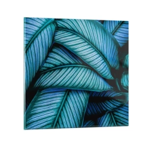 Quadro em vidro - Linhas de vida - 30x30 cm