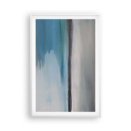 Pôster em moldura branca - Paisagem horizontal - 61x91 cm