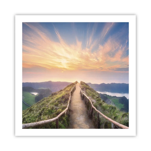 Pôster - Perto do céu - 60x60 cm