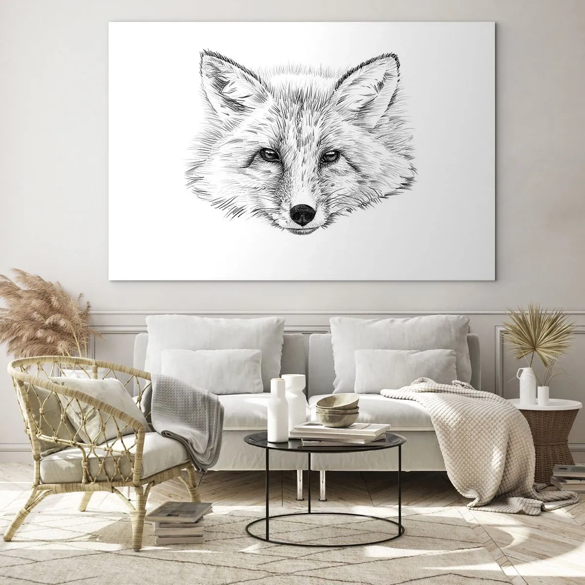 Quadro em vidro - Esses olhos podem mentir? - 100x70 cm