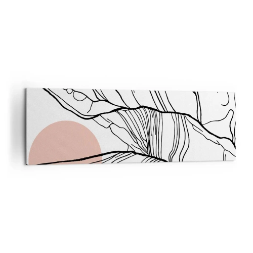 Quadro em tela - Numa rede de galhos - 160x50 cm