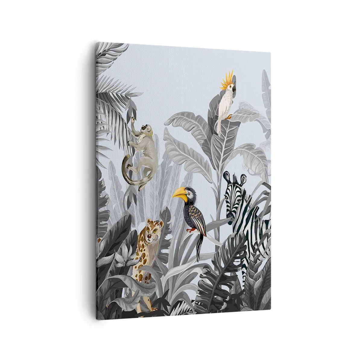 Quadro em tela - Conto de fadas africano - 50x70 cm