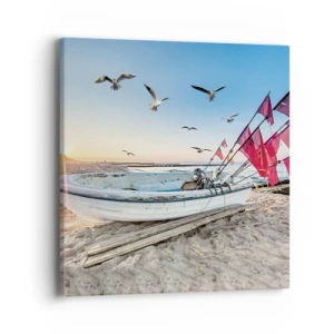 Quadro em tela - Um merecido descanso - 40x40 cm