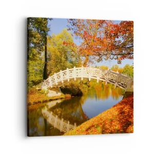 Quadro em tela - Na ponte branca dos suspiros - 30x30 cm
