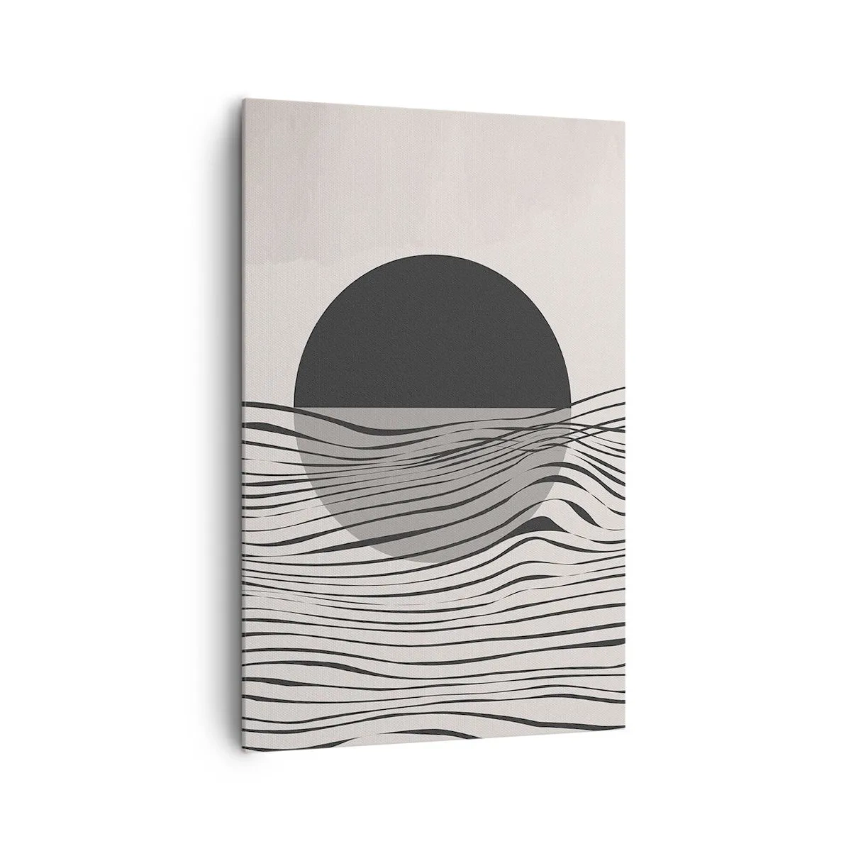 Quadro em tela - Composição da metade - 80x120 cm