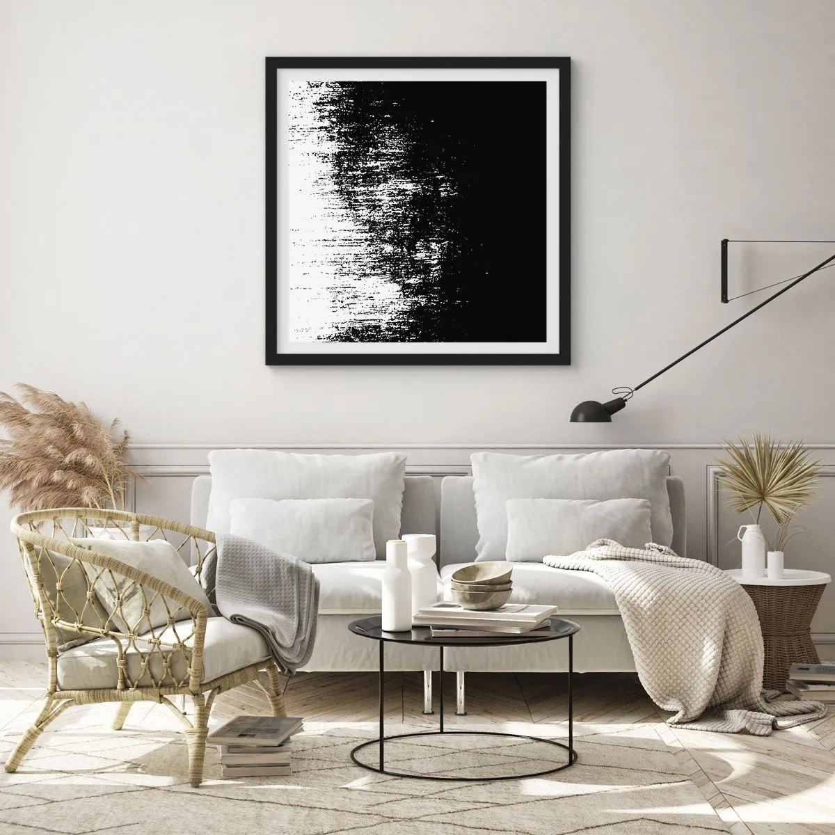Pôster com moldura preta - E o vencedor é... - 60x60 cm
