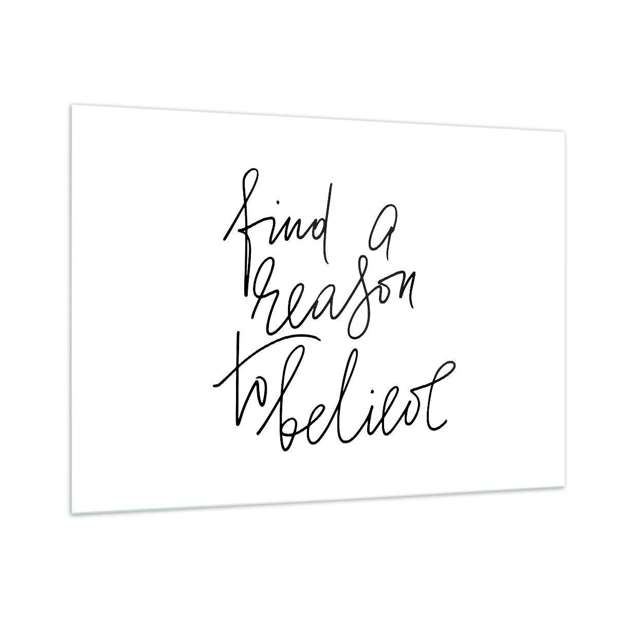 Quadro em vidro - É possível - 100x70 cm