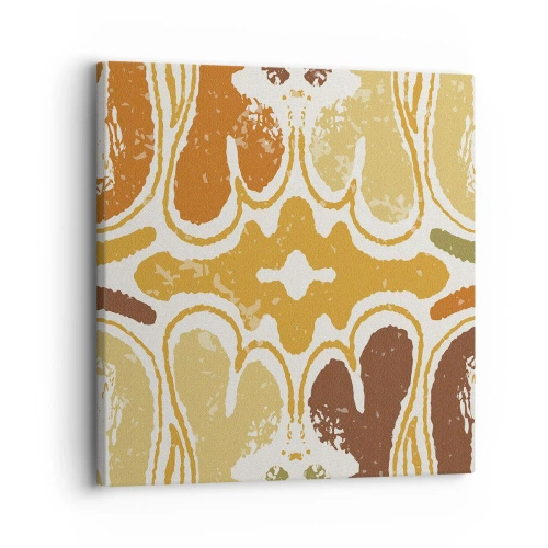 Quadro em tela - Abstração sentimental - 30x30 cm