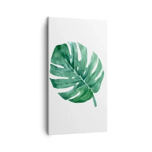 Quadro em tela - Conceito verde - 45x80 cm