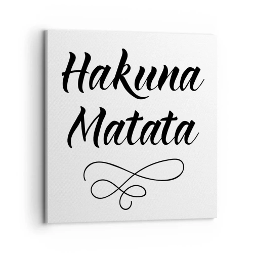 Quadro em tela - O melhor conselho - 70x70 cm