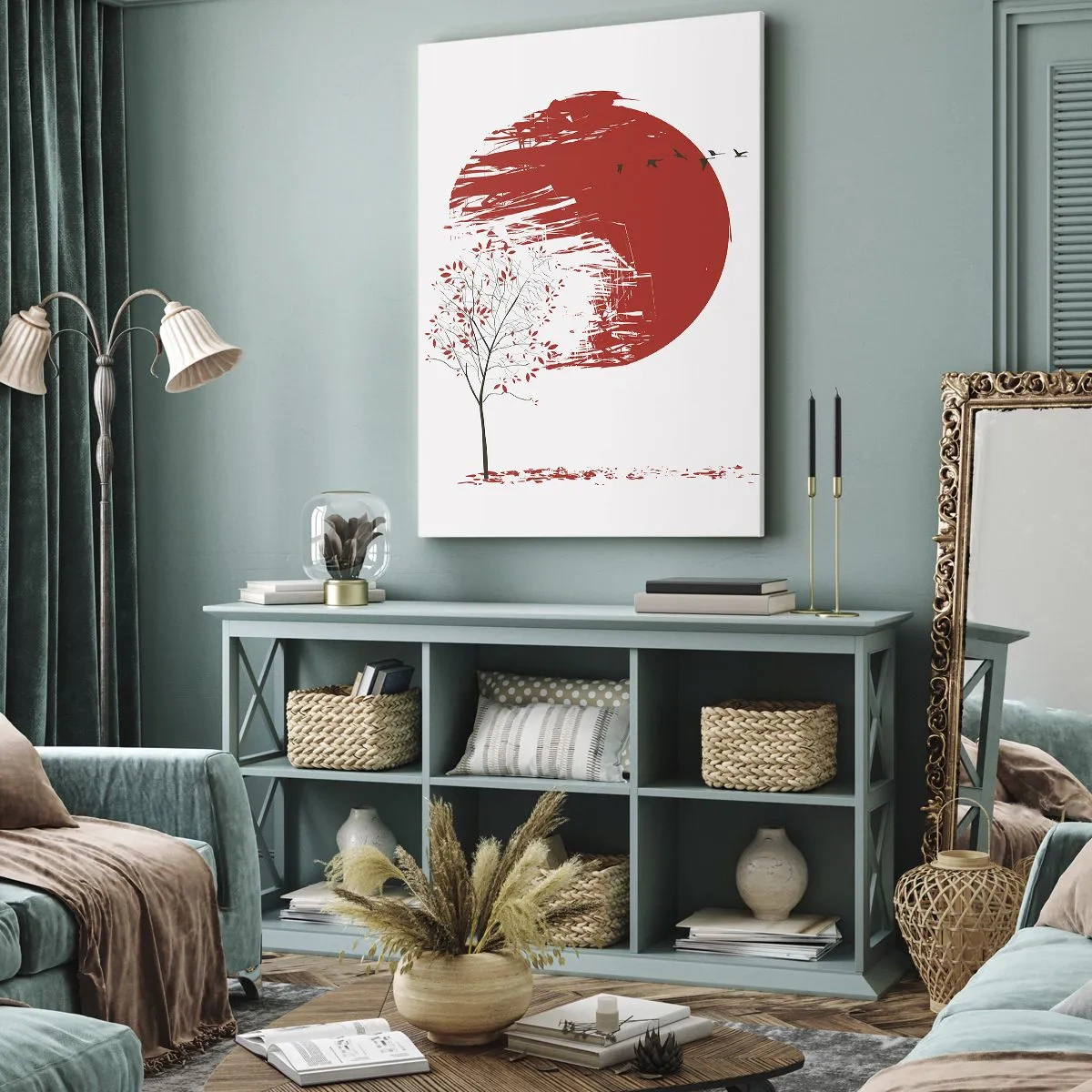 Quadro em tela - Conhece este país? - 55x100 cm