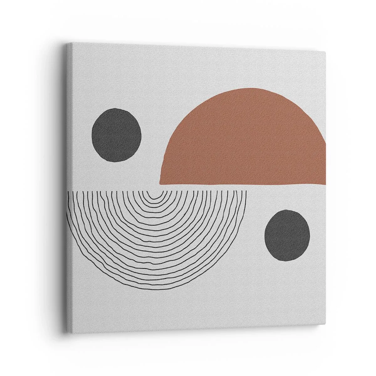 Quadro em tela - Perfeição das rodas - 30x30 cm