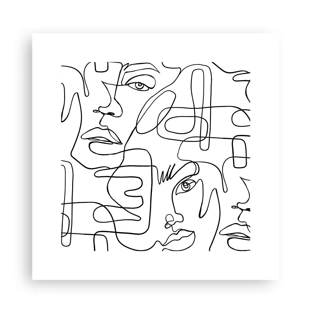 Pôster - Em emoções emaranhadas - 30x30 cm