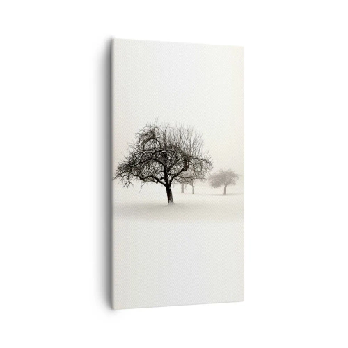 Quadro em tela - Sono de inverno - 55x100 cm