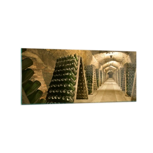 Quadro em vidro - O nascimento do sabor - 120x50 cm