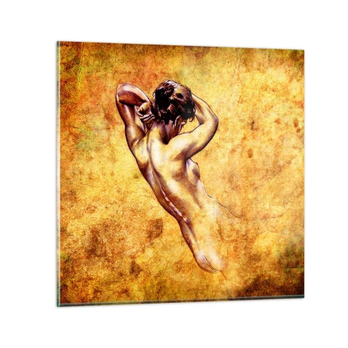 Quadro em vidro - Descoberta, mas ainda um mistério - 50x50 cm