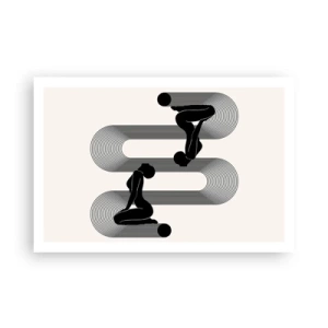 Pôster - Simetria sensual - 91x61 cm