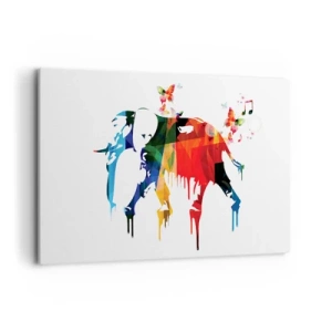 Quadro em tela - Todos podem dançar - 120x80 cm