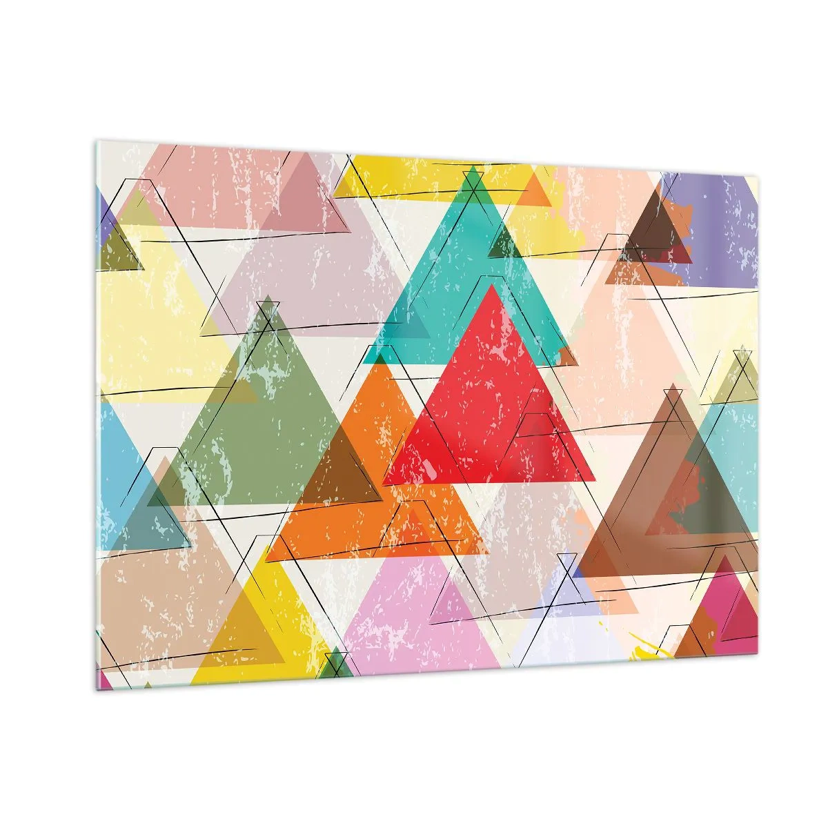 Quadro em vidro - Três por três - 100x70 cm