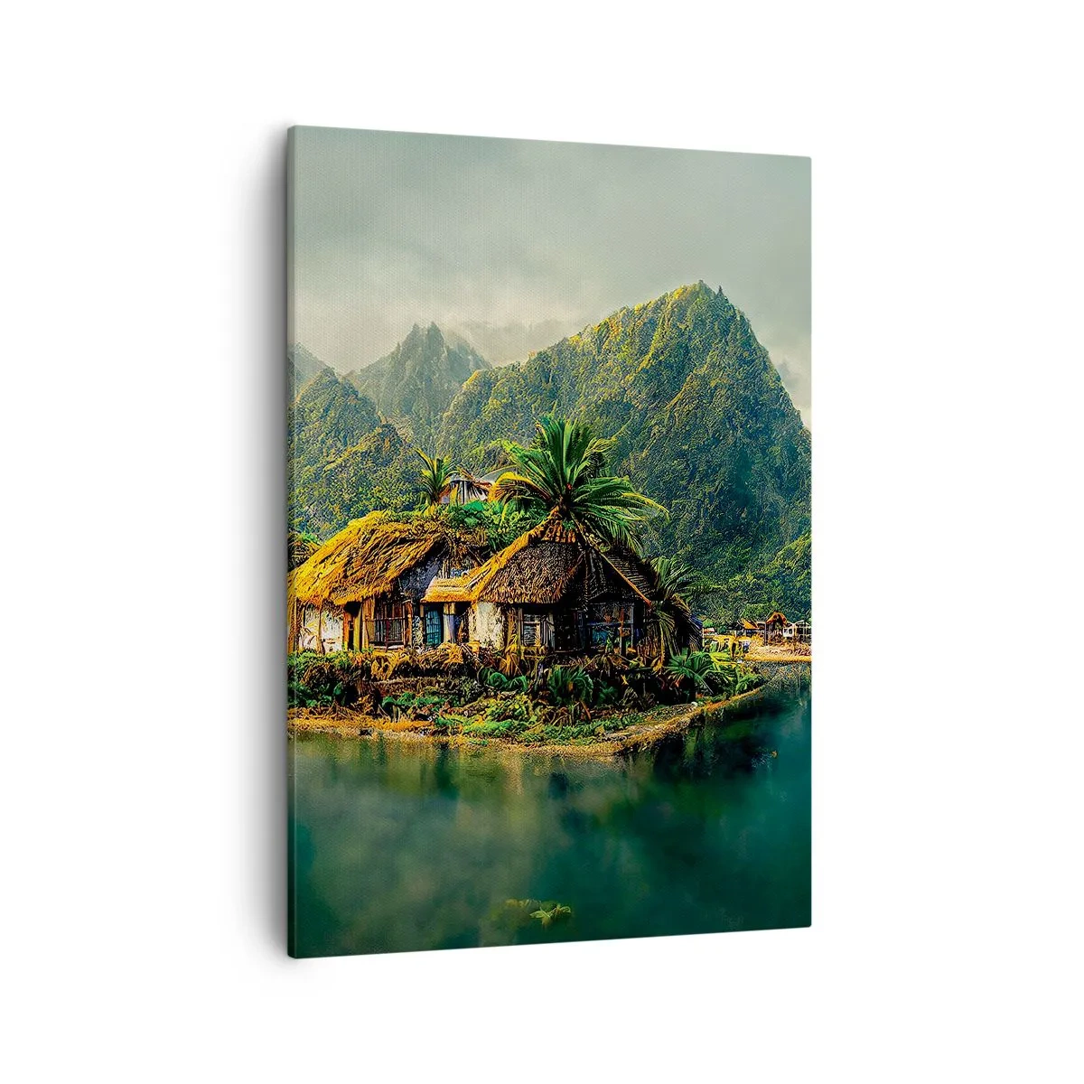 Quadro em tela - Paraíso Tropical - 50x70 cm