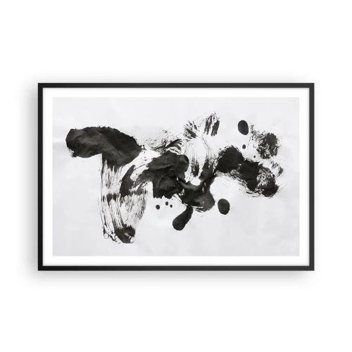 Pôster com moldura preta - Existe um método para a loucura? - 91x61 cm