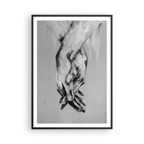 Pôster com moldura preta - Início... - 70x100 cm