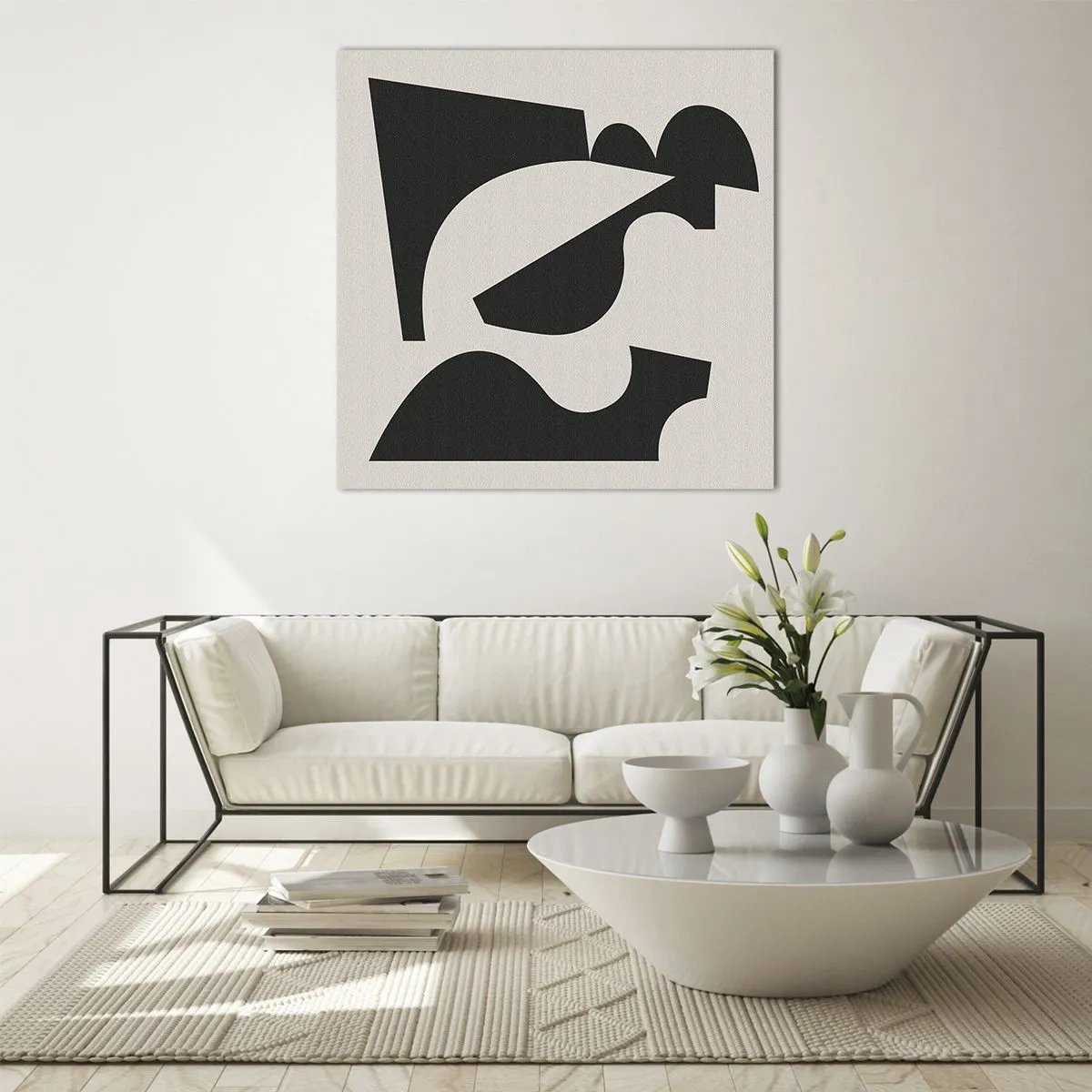 Quadro em vidro - Para automontagem - 40x40 cm