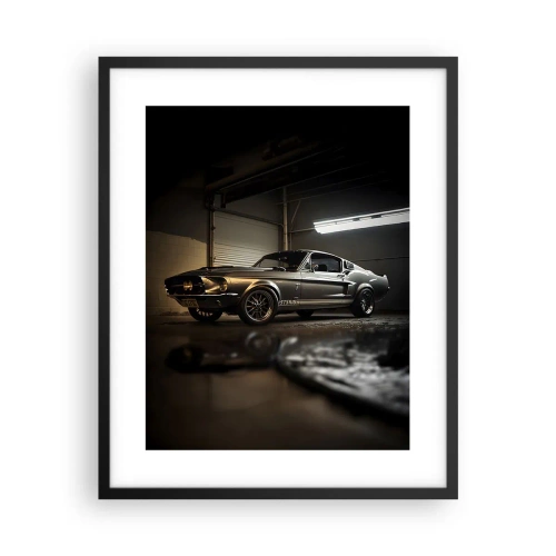 Pôster com moldura preta - De volta ao passado - 40x50 cm