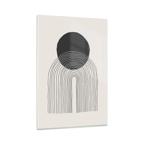 Quadro em vidro - Tremores e confiança - 80x120 cm