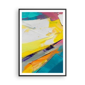 Pôster com moldura preta - Anatomia da luz - 70x100 cm